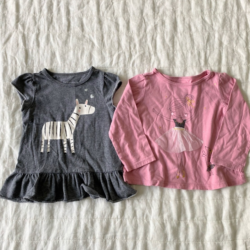 First Impressions Graphic Print Tops Lot Size 18 Months